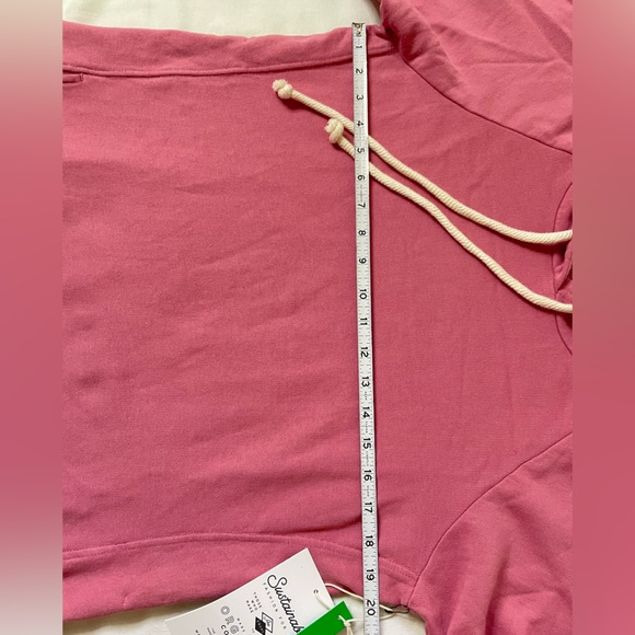 Pact Long Sleeve Pink Hoodie Dress - Picture 8 of 10